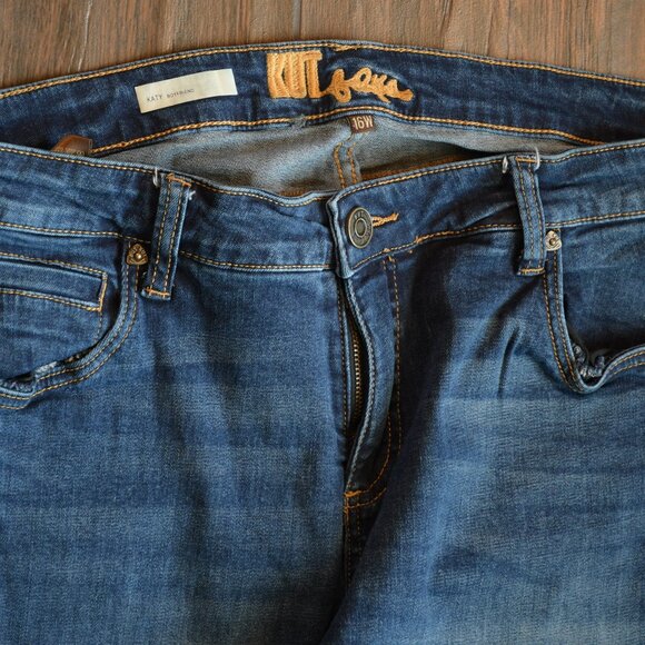 Kut from the Kloth Denim - Kut from the Kloth Katy Boyfriend Blue Jean Pants Sizes 16W